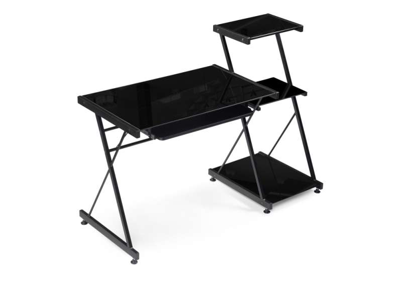 Компьютерный стол Kros 140х55х101 black (55x101). 