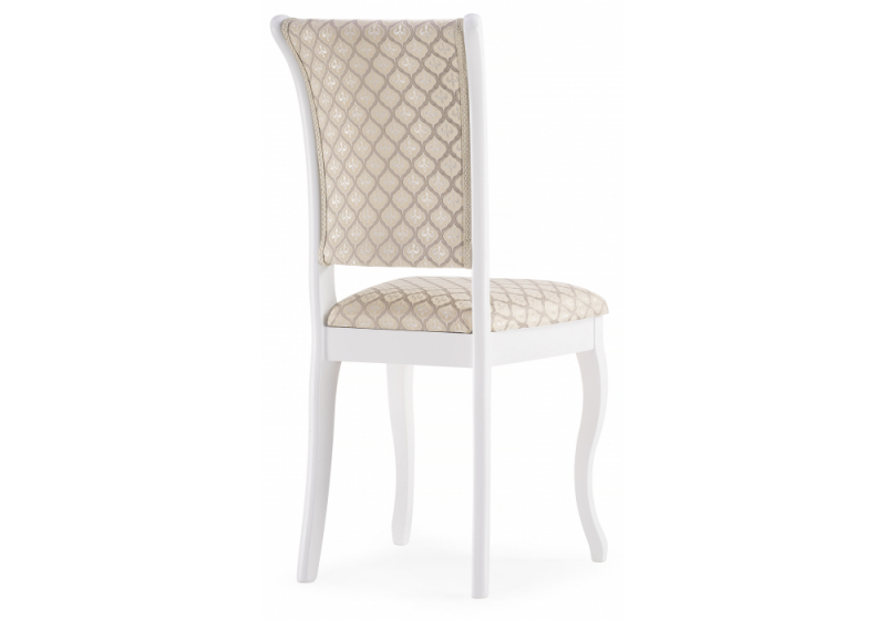 Стул деревянный Фабиано белый / бежевый (44x55x95)