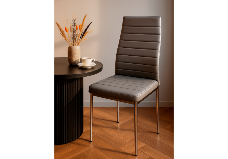 Стул на металлокаркасе на металлокаркасе DC2-001 grey (41x48x97)