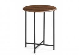 Журнальный стол Грейс орех кантри / черный (48x61)