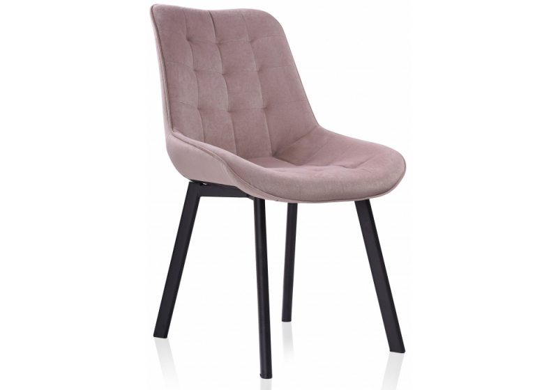 Стул на металлокаркасе Hagen light purple (53x60x87). 