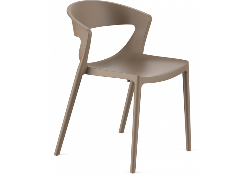 Пластиковый стул Градно капучино (50x58x75). 